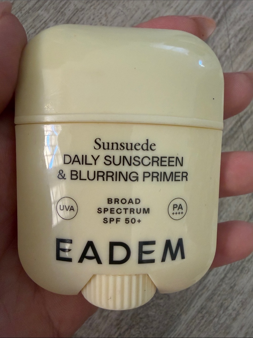 Eadem Sunsuede Daily Sunscreen & Blurring Primer SPF 50+ — Cream